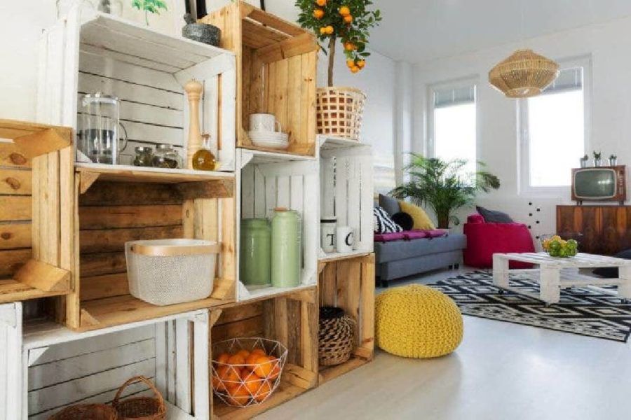 Déco caisses en bois : 20 idées de déco